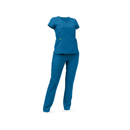 Uniforme Dama Esencial Cuello Cruzado Pantalón Clásico