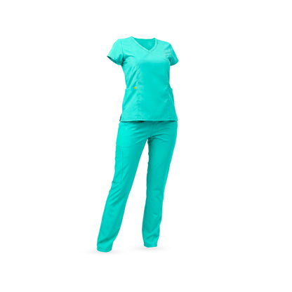 Uniforme Dama Esencial Cuello Cruzado Pantalón Clásico