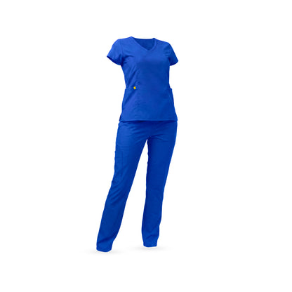 Uniforme Dama Esencial Cuello Cruzado Pantalón Clásico