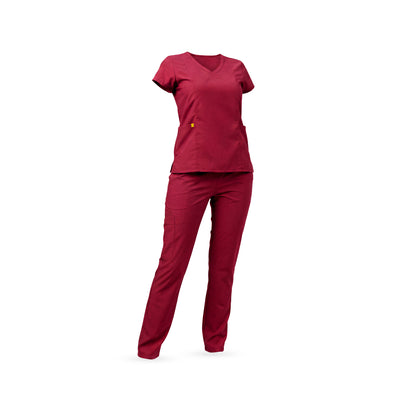 Uniforme Dama Esencial Cuello Cruzado Pantalón Clásico