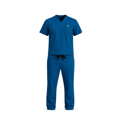 Uniforme Caballero Flex Cuello V Bota Recta