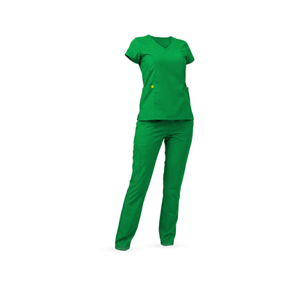 Uniforme Dama Esencial Cuello Cruzado Pantalón Clásico