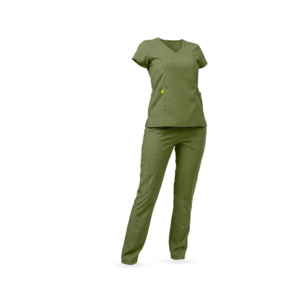 Uniforme Dama Esencial Cuello Cruzado Pantalón Clásico