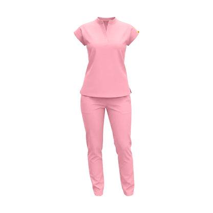 Uniforme Dama Flex Cuello Mao pantalón clasico