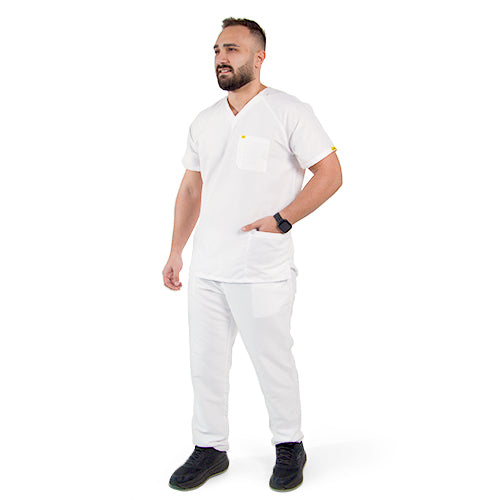 Uniforme Caballero Esencial Cuello V Pantalón Clasico